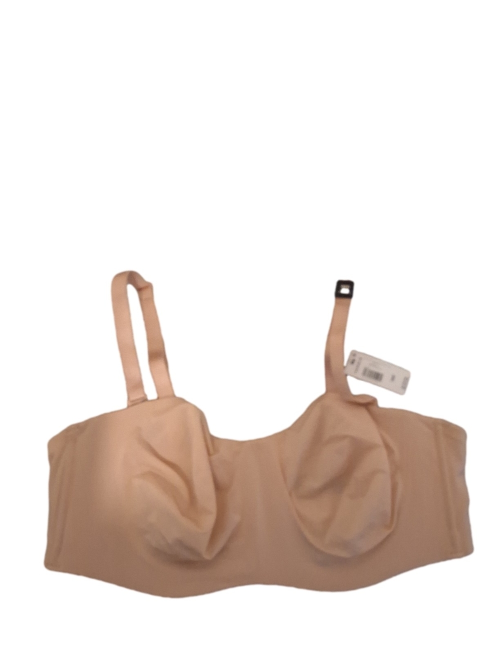 Torrid NWT 38D Strapless Unlined Bra Nude Convertible Multiway Removable Straps